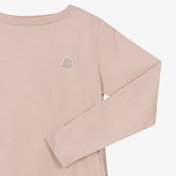Moncler Enfant-Teen Girls Dusky Pink Cotton Top | Childrensalon