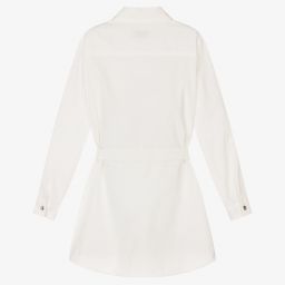 Moncler Enfant-Teen Girls Ivory Shirt Dress | Childrensalon