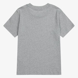 Moncler Enfant-Teen Grey Marl Cotton T-Shirt | Childrensalon