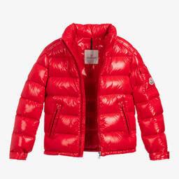 Moncler Enfant-Teen Red Down Padded Jacket | Childrensalon