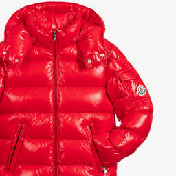 Moncler Enfant-Teen Red Down Padded Jacket | Childrensalon