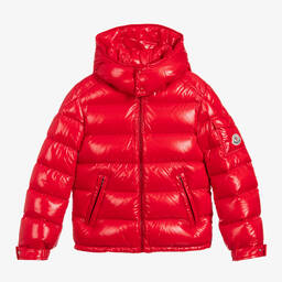 Moncler Enfant-Teen Red Down Padded Jacket | Childrensalon