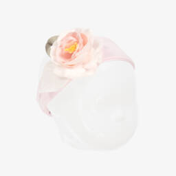 Monnalisa-Girls Pink Rose Headband | Childrensalon