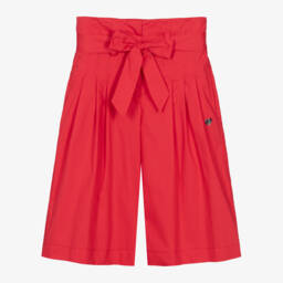 Monnalisa-Girls White Cotton & Ruffle Tulle Top | Childrensalon