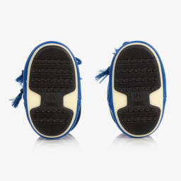 Moon Boot-Blue Mini Nylon Snow Boots | Childrensalon
