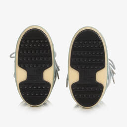 Moon Boot-Girls Blue Glitter Snow Boots | Childrensalon