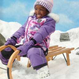 Moon Boot-حذاء للثلج ايكون نايلون لون ابيض | Childrensalon