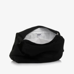 Moschino-حقيبة تغيير الحفاضات بشعار الدب قطن لون أسود (40 سم) | Childrensalon