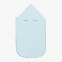 Moschino-Blue Teddy Bear Logo Cotton Nest (76cm) | Childrensalon