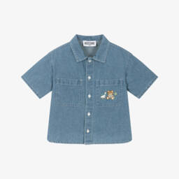 Boys Blue Chambray Shirt