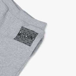 Moschino-Grey Graphic Cotton Tracksuit | Childrensalon