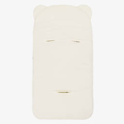 Moschino-Ivory Corduroy Nest with Forest Themed Print (80cm) | Childrensalon