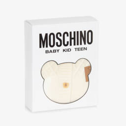 Moschino-Ivory Knitted Wool Romper  | Childrensalon