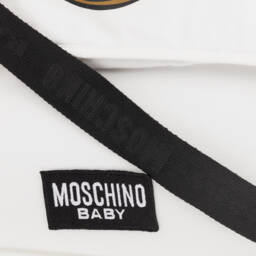 Moschino-Ivory Teddy Bear Changing Bag (40cm) | Childrensalon
