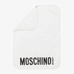 Moschino-Ivory Teddy Bear Changing Bag (40cm) | Childrensalon