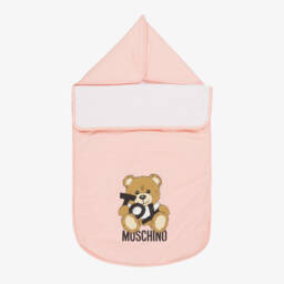 Pink Teddy Bear Logo Cotton Nest (76cm)