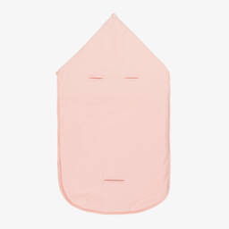 Moschino-Pink Teddy Bear Logo Cotton Nest (76cm) | Childrensalon