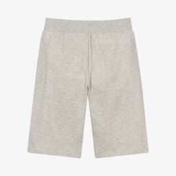 Moschino Kid-Teen-Teen Boys Grey Cotton Jersey Shorts | Childrensalon