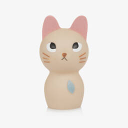 Moulin Roty-Beige & Pink Cat Night Light (15.5cm) | Childrensalon