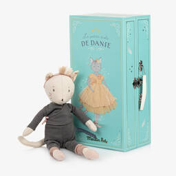 Moulin Roty-Blue Ballerina Cat Doll Dress-Up Toy (35cm) | Childrensalon