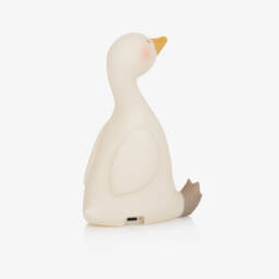 Moulin Roty-Girls Ivory Swan Night Light (15.5cm) | Childrensalon