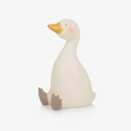 Moulin Roty-Girls Ivory Swan Night Light (15.5cm) | Childrensalon