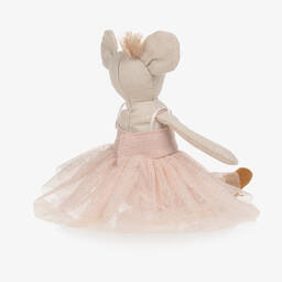 Moulin Roty-Pink Ballerina Mouse Dress-Up Toy (25cm) | Childrensalon