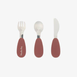 Moulin Roty-Red Moon & Star Cutlery Set | Childrensalon