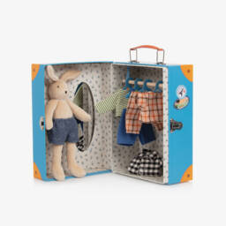Moulin Roty-لعبة بتصميم خزانة في حقيبة سفر (18.5 سم) | Childrensalon