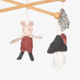 Moulin Roty-Wooden Musical Mouse Mobile (65cm) | Childrensalon