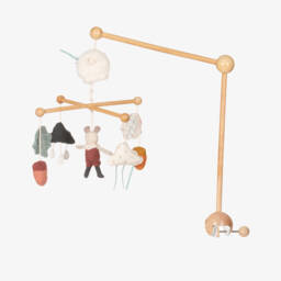 Moulin Roty-Wooden Musical Mouse Mobile (65cm) | Childrensalon