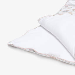 My Little Pie-Конверт бело-розовый из хлопка супима Coquette для девочек (82см) | Childrensalon