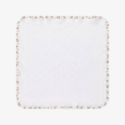 My Little Pie-Одеяло бело-розовое из хлопка супима Coquette (80см) | Childrensalon