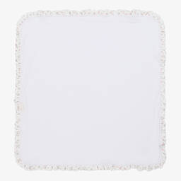 My Little Pie-White Supima Cotton Delicate Pink Blanket (80cm) | Childrensalon