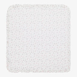 My Little Pie-White Supima Cotton Delicate Pink Blanket (80cm) | Childrensalon