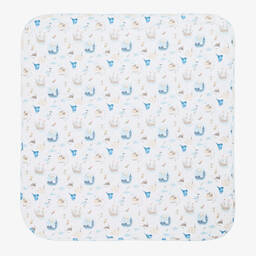 My Little Pie-بطانية قطن سوبيما لون أبيض للمواليد (80 سم) | Childrensalon