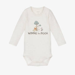 Beige Winnie The Pooh Bodyvest in Organic Cotton