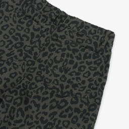 NAME IT-Girls Brown & Black Animal Print Denim Wide-Leg Trousers | Childrensalon