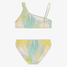 NAME IT-Girls Green & Yellow Ombré Bikini | Childrensalon