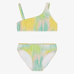 NAME IT-Girls Green & Yellow Ombré Bikini | Childrensalon