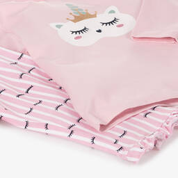 NAME IT-بيجاما قطن لون زهري للبنات | Childrensalon