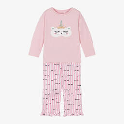 NAME IT-بيجاما قطن لون زهري للبنات | Childrensalon