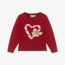 NAME IT-Girls Navy Blue Tulle Skirt with Embroidered Bows | Childrensalon