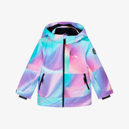 Purple Pink & Blue Technical Ski Jacket