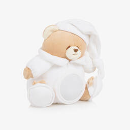 Nanán-Beige & White Teddy Bear Night Light (23cm) | Childrensalon