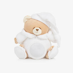 Nanán-Beige & White Teddy Bear Night Light (23cm) | Childrensalon