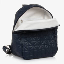 Nanán-حقيبة ظهر مبطنة لتغيير الحفاضات لون كحلي (34 سم) | Childrensalon