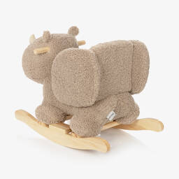 Nattou-Beige Rhino Rocking Toy (59cm) | Childrensalon