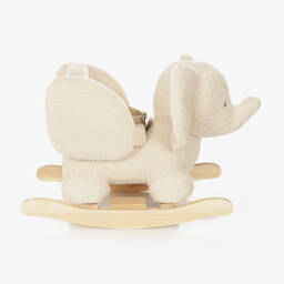 Nattou-لعبة أرجوحة شكل فيل لون عاجي (59 سم) | Childrensalon