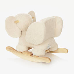 Nattou-لعبة أرجوحة شكل فيل لون عاجي (59 سم) | Childrensalon